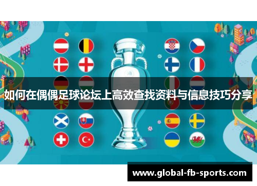 如何在偶偶足球论坛上高效查找资料与信息技巧分享